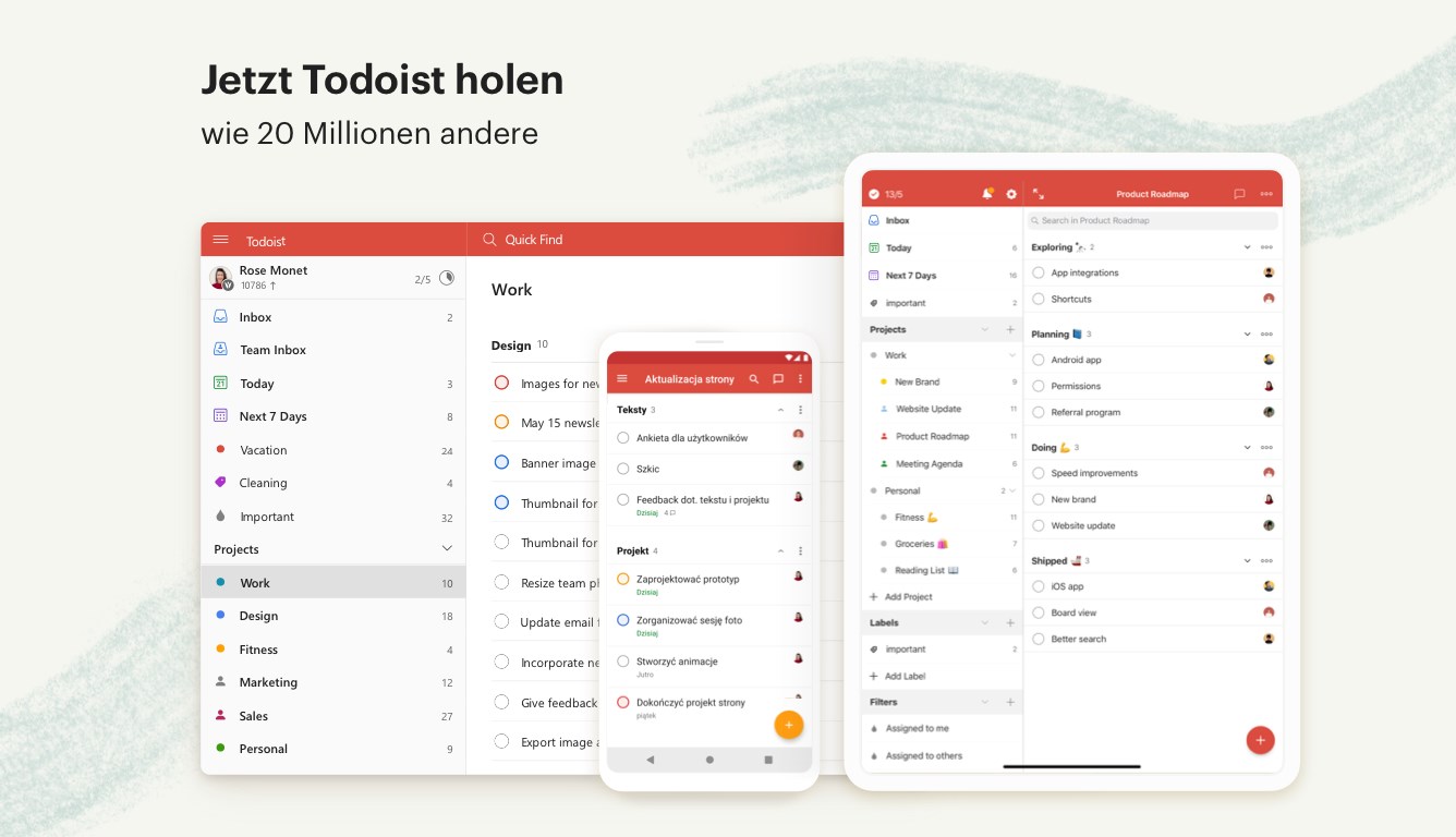 Todoist: To-Do List and Task Manager Screenshot