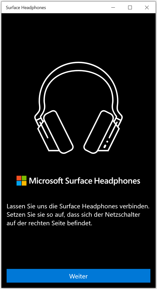 Surface Headphones screenshot