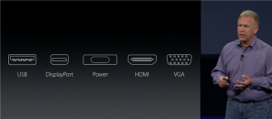 Apple MacBook connections