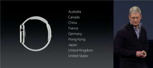 Apple Watch countries