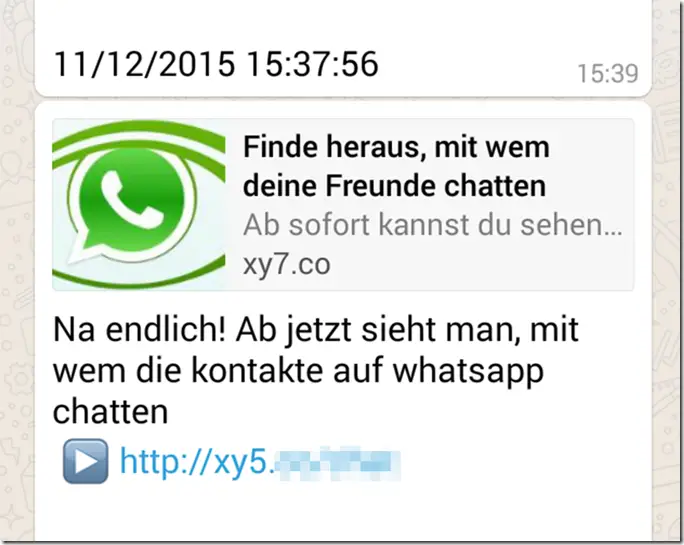 Neuer Whatsapp Virus