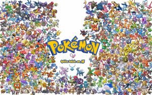 All Pokémon in one picture.