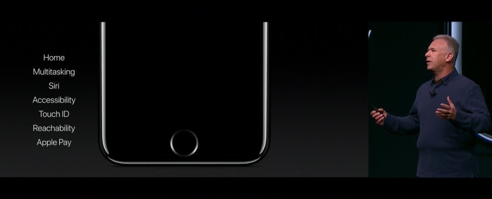 Das ist der neue Homebutton im iPhone 7 (Bild: Screenshot / Apple).