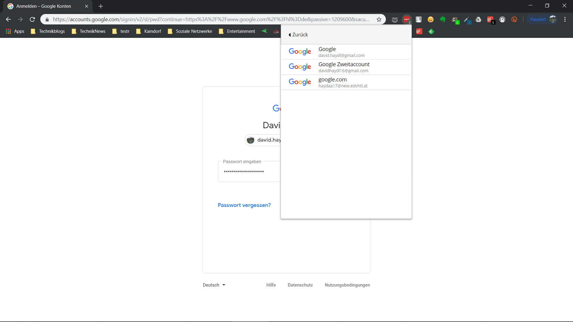 lastpass ext chrome