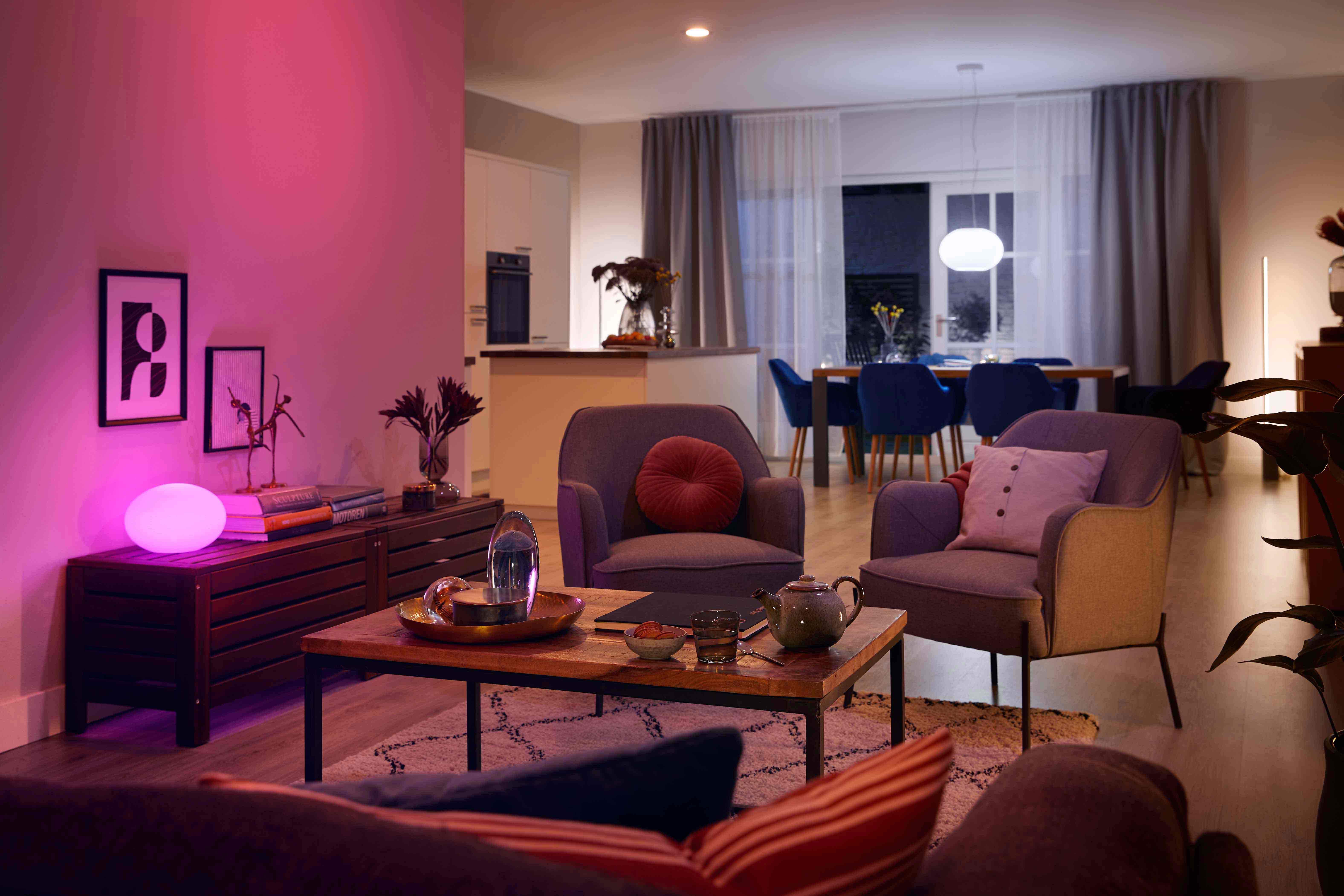 Philips Hue living room