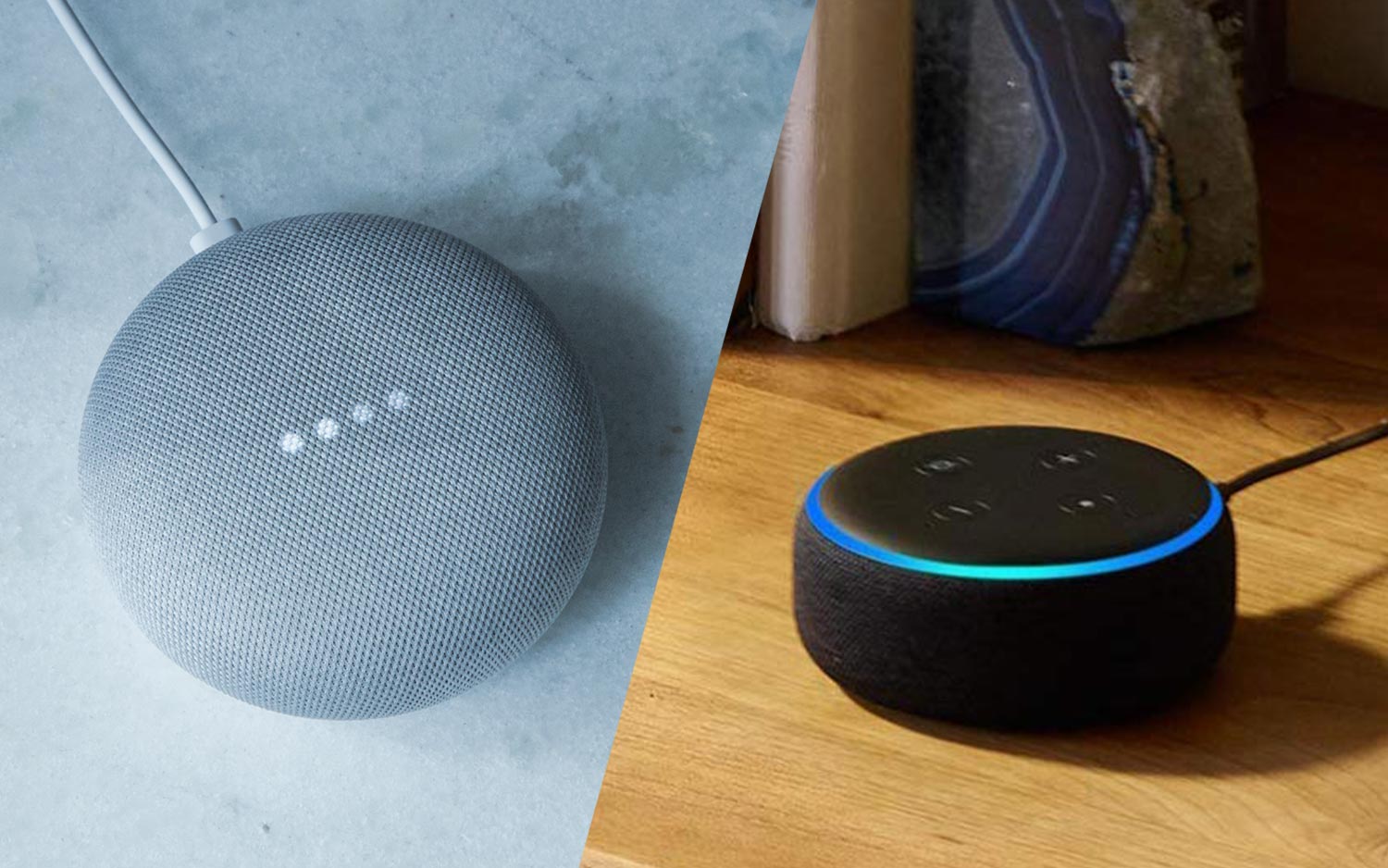 Amazon Echo Dot vs Google Home Mini