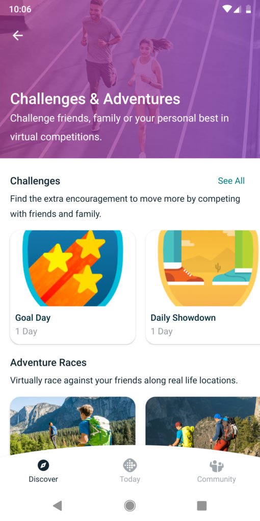 Fitbit app new design