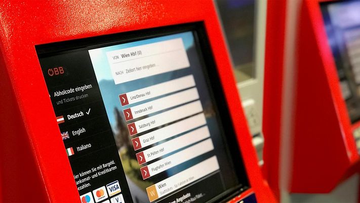 ÖBB ticket machine