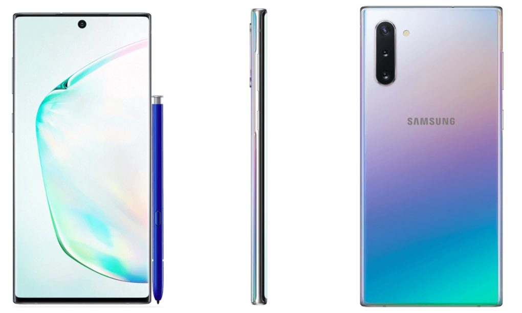 Samsung Galaxy Note 10 Leak Silber