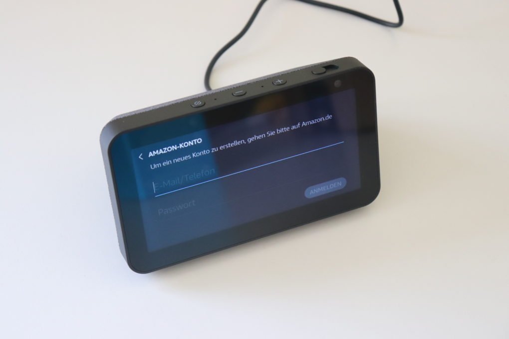 Amazon Echo Show 5 Test Einrichtung