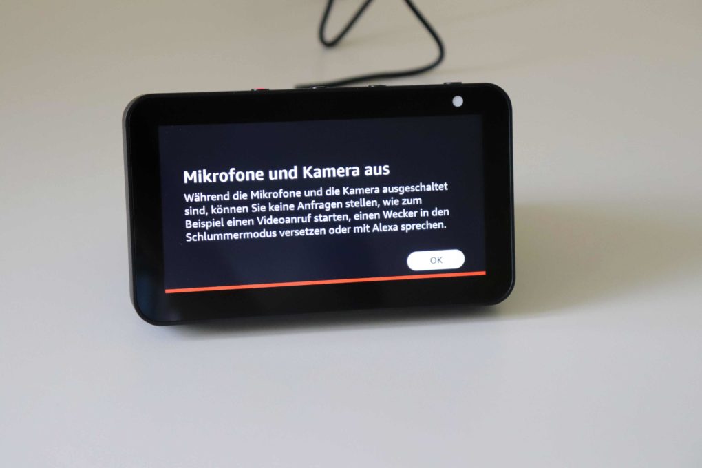 Amazon Echo Show 5 Test Privatsphäre