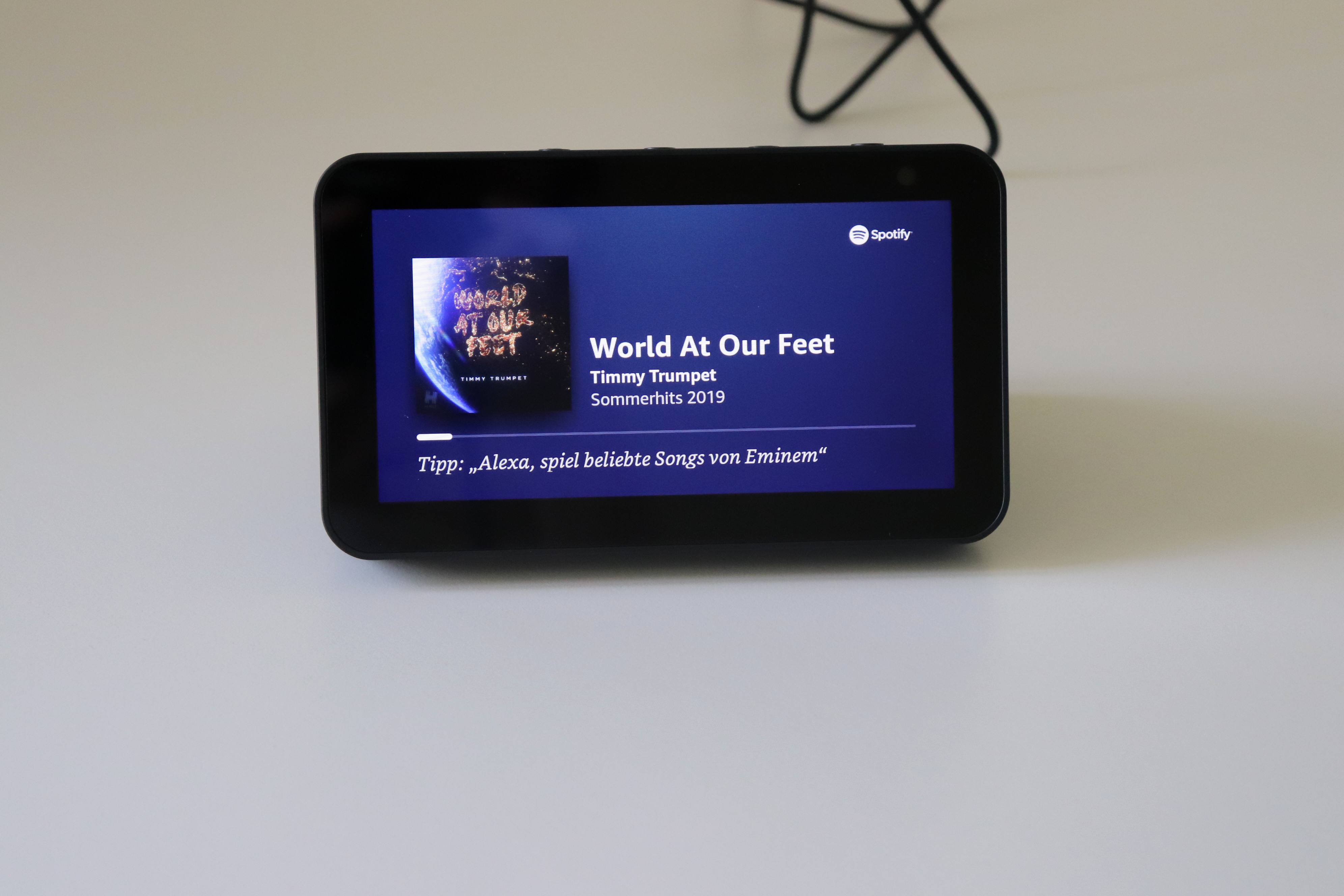 Amazon echo shop show 5 spotify
