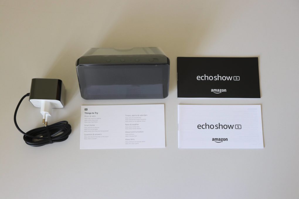 Amazon Echo Show 5 test packaging