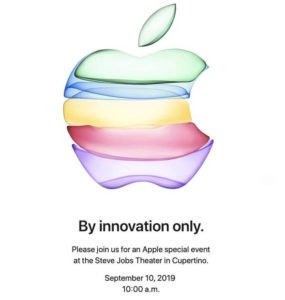 Apple Keynote September 2019