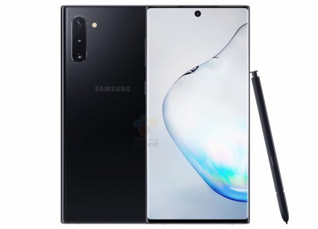 Samsung Galaxy Note 10 Design