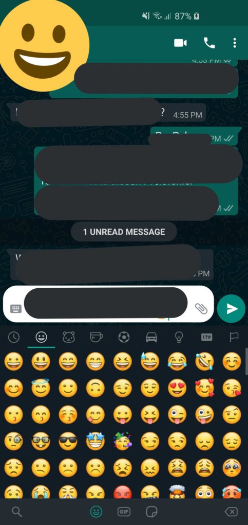 WhatsApp Dark Mode