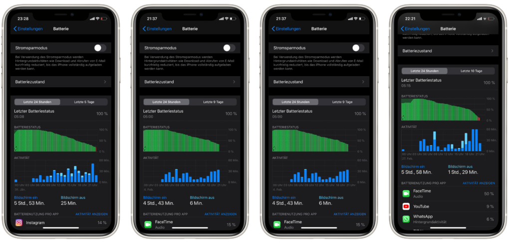 iPhone 11 battery life