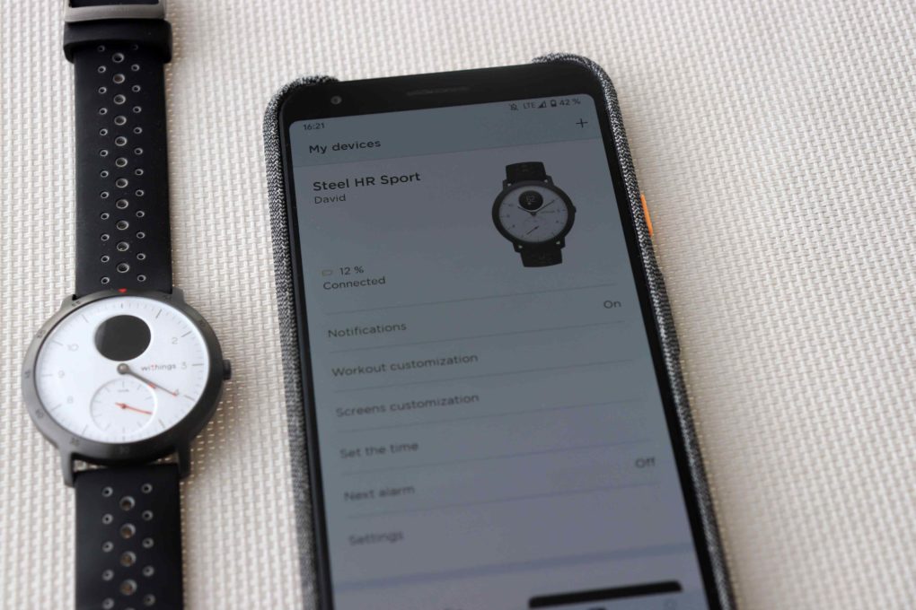 Withings Steel HR Sport app