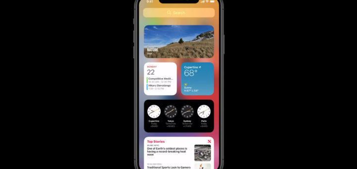 Apple iOS 14 Homescreen Widgets