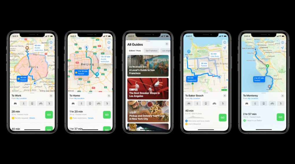 Apple iOS 14 Maps