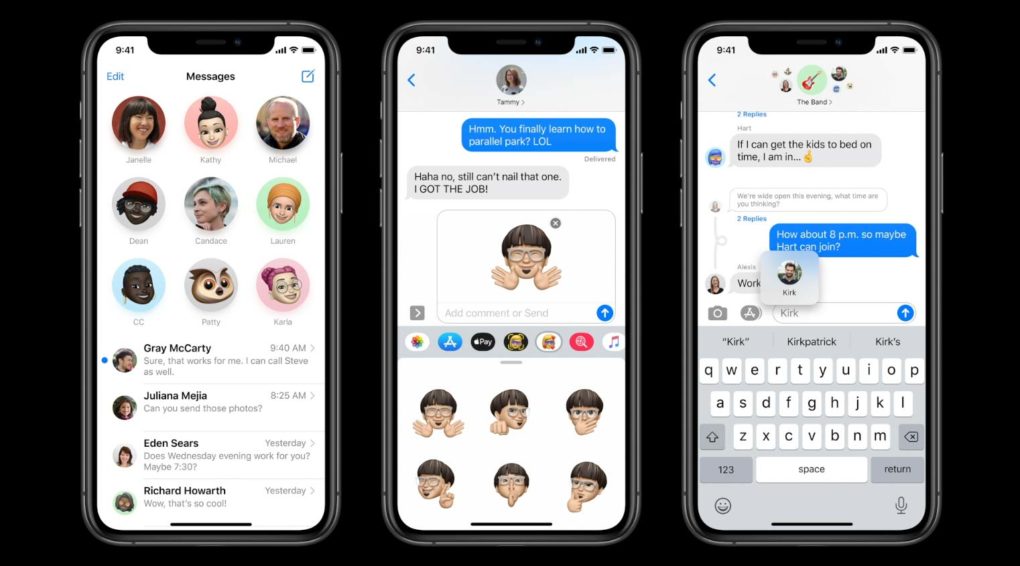 Apple iOS 14 messages