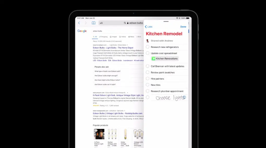Apple iPadOS 14 Scribble
