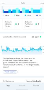 Withings Sleep Analyzer app