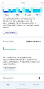 Withings Sleep Analyzer App