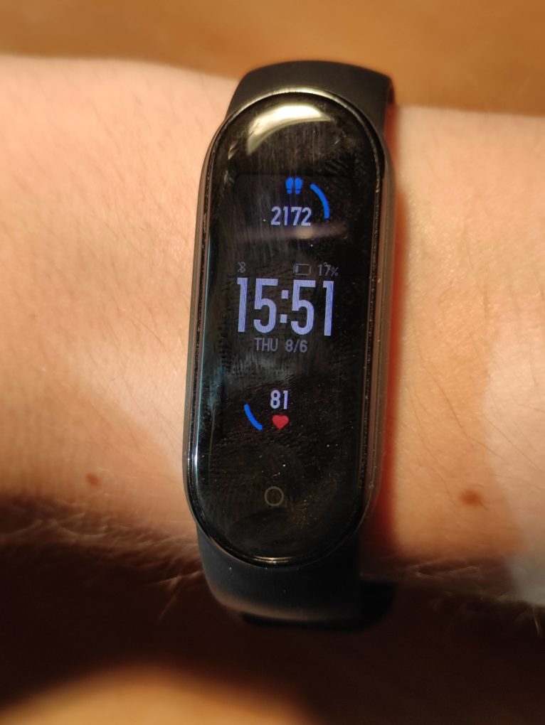 Xiaomi Mi Band 5 display