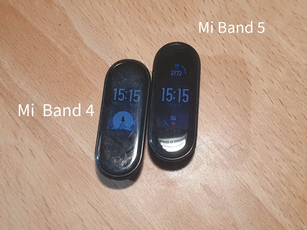 Xiaomi Mi Band 5 comparison