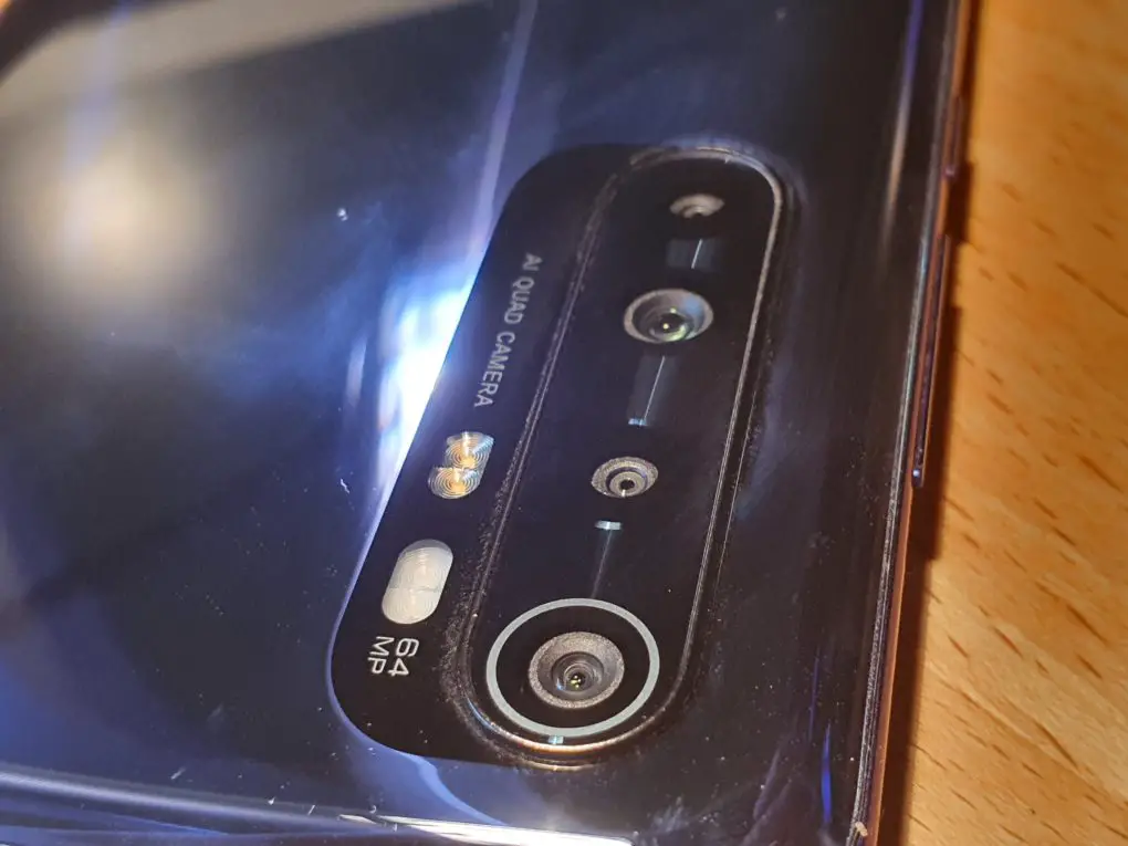 Xiaomi Mi Note 10 Lite cameras