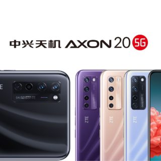 ZTE Axon 5G in all colors