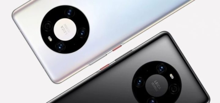 Huawei Mate 40 Pro schwarz und silber