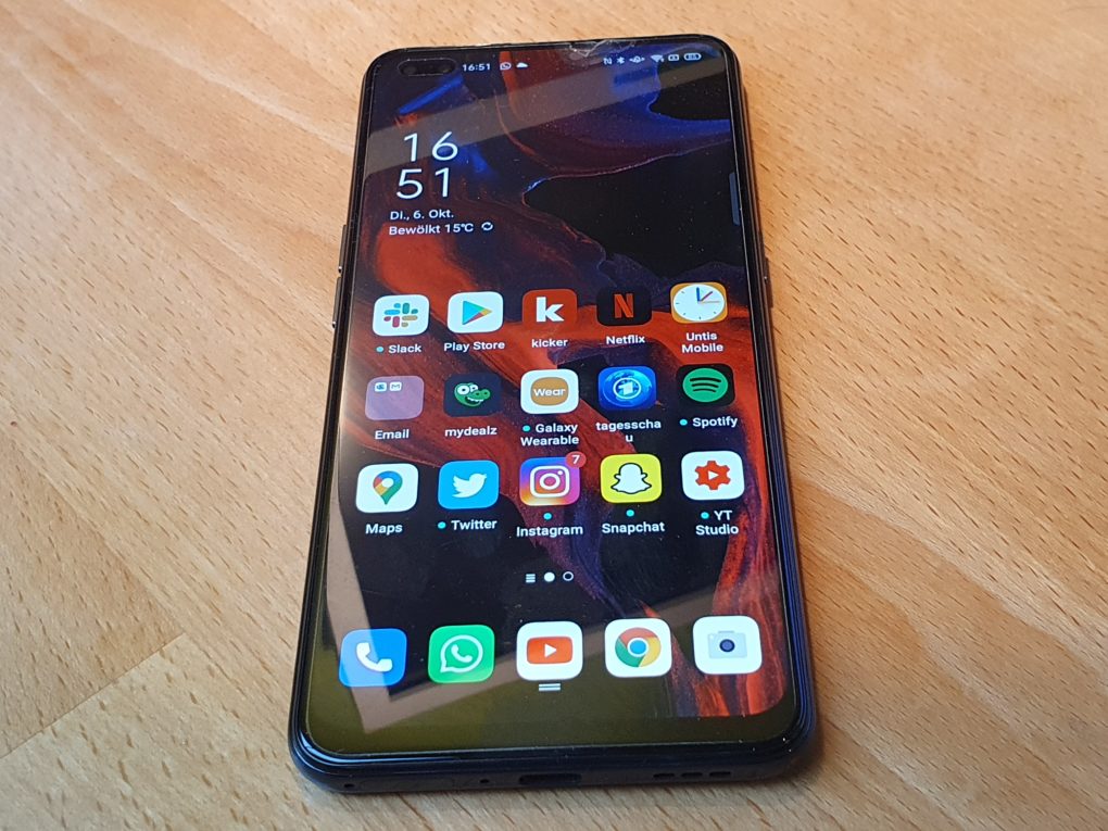 Oppo Reno 4 display