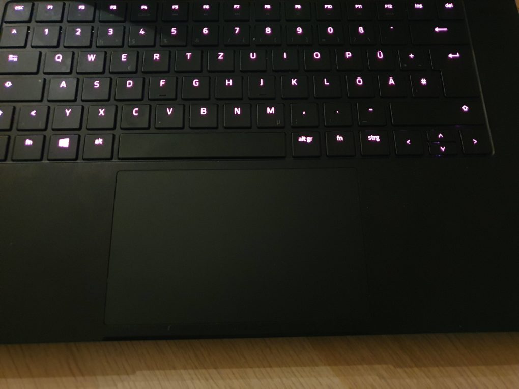 Razer Blade 15 2020 keyboard