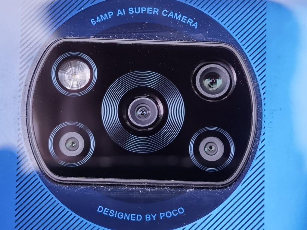 Xiaomi Poco X3 NFC camera layout