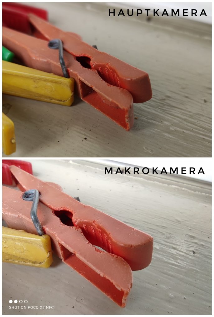 Xiaomi Poco X3 NFC Macro Comparison