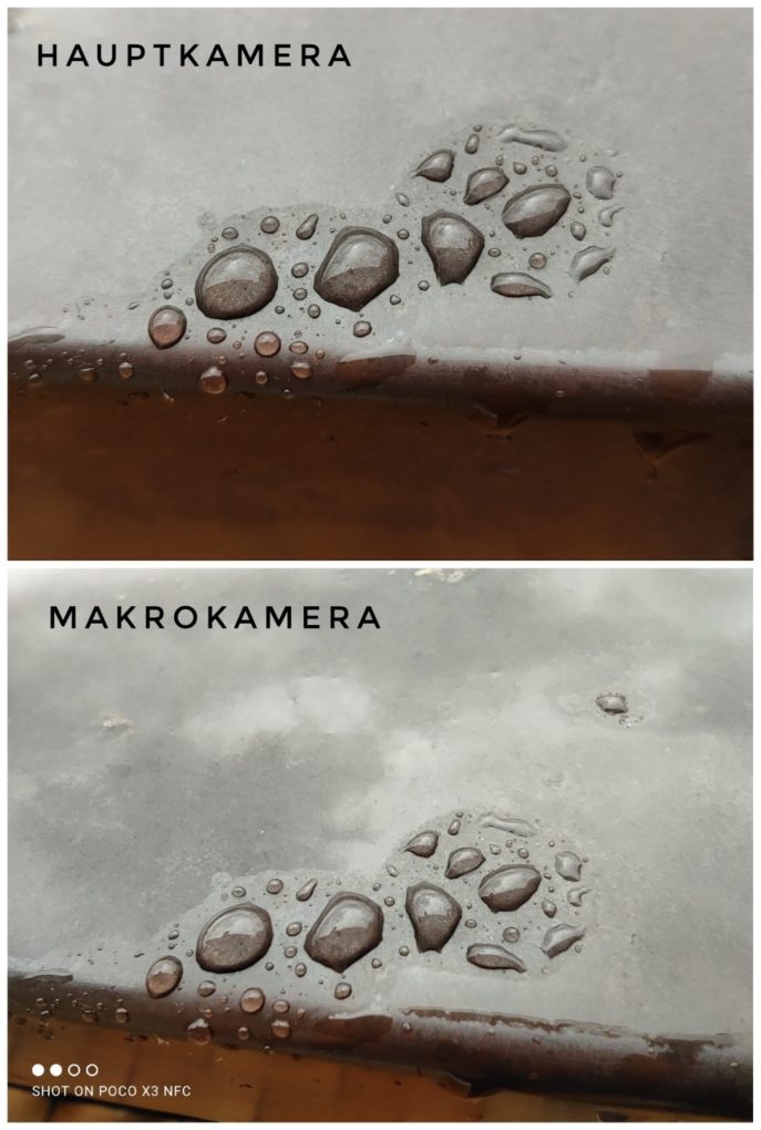 Xiaomi Poco X3 NFC Macro Comparison