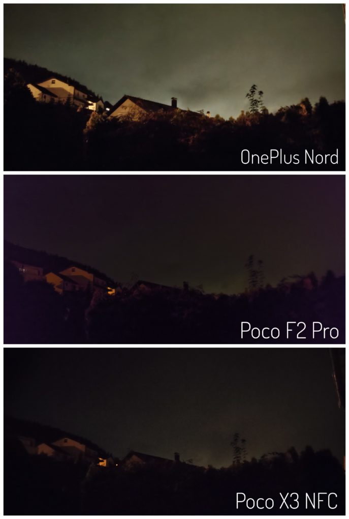 Xiaomi Poco X3 NFC Kameravergleich