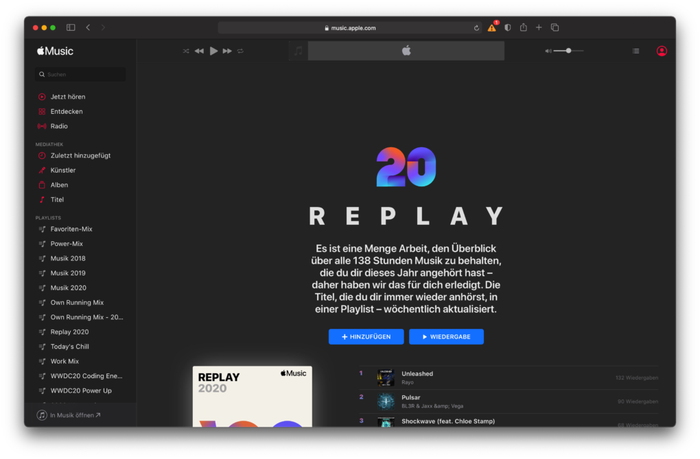 Apple Music Replay Web