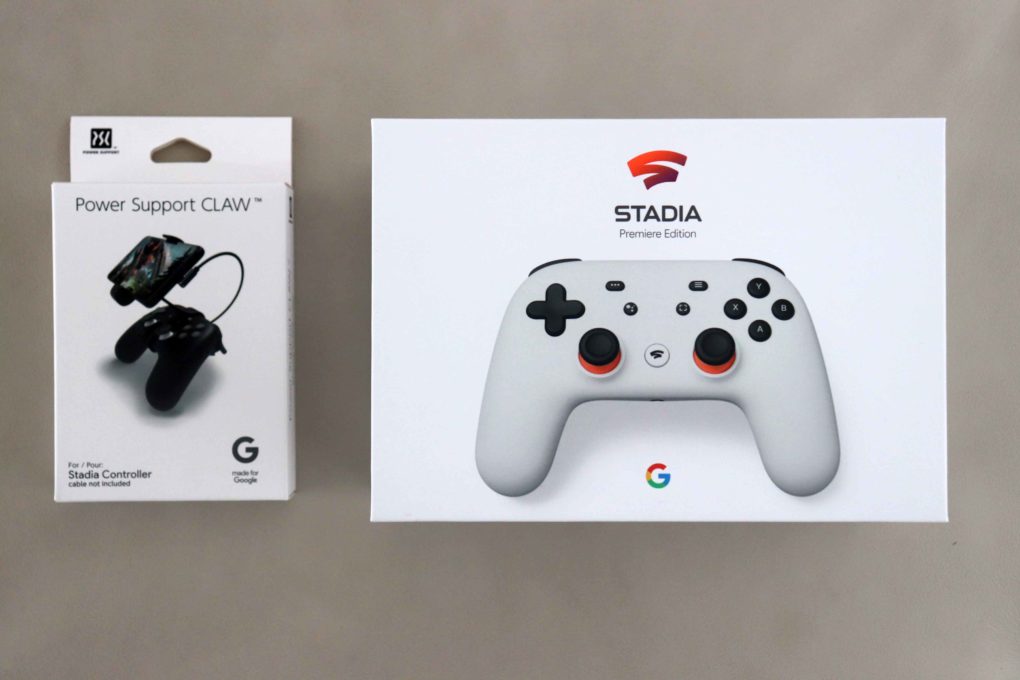 Google Stadia Unboxing Power Support Claw