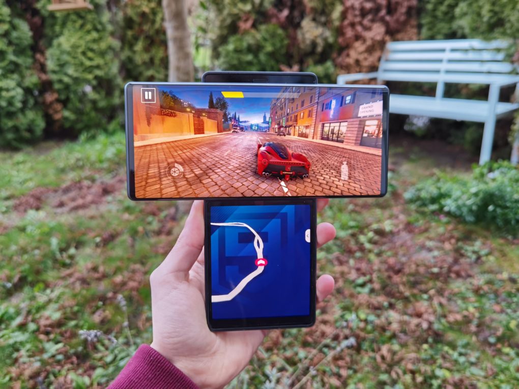 LG Wing ausgelagerter Modus Asphalt 9