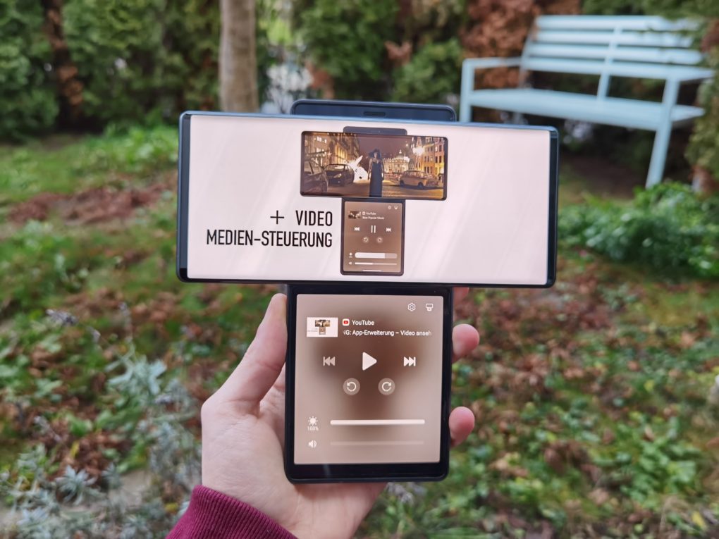 LG Wing ausgelagerter Modus YouTube