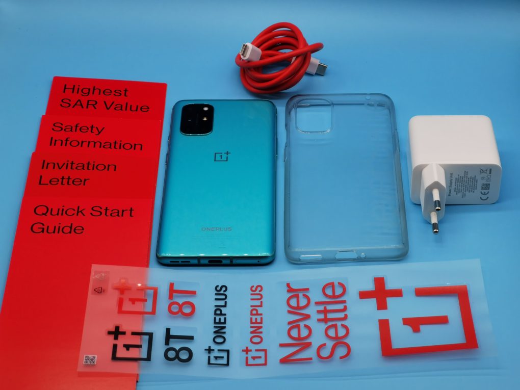 OnePlus 8T Box Inhalt