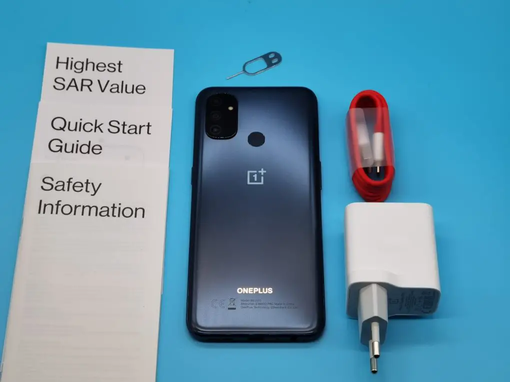 OnePlus Nord N100 box contents