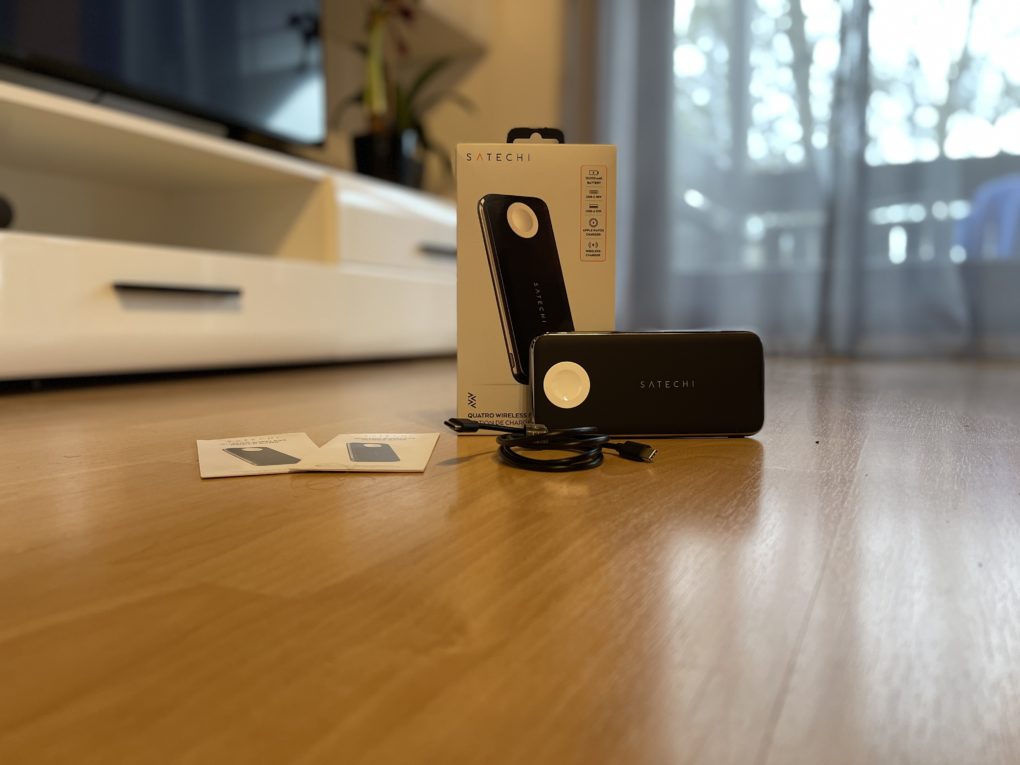 Satechi Quatro Wireless Power Bank Lieferumfang