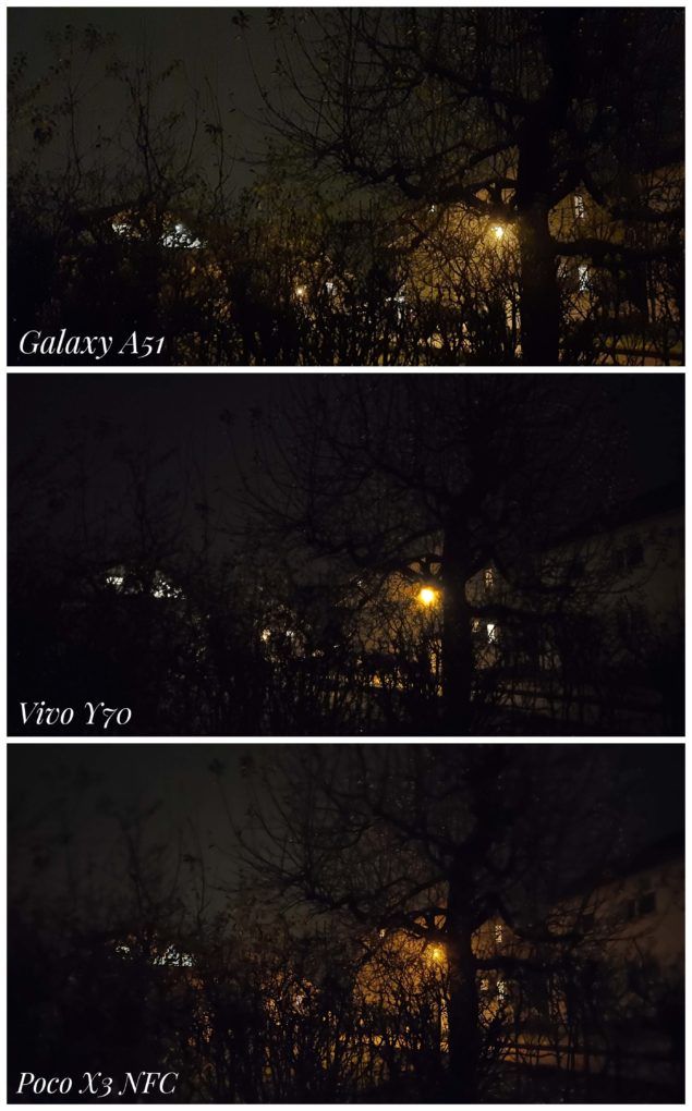 Vivo Y70 camera comparison