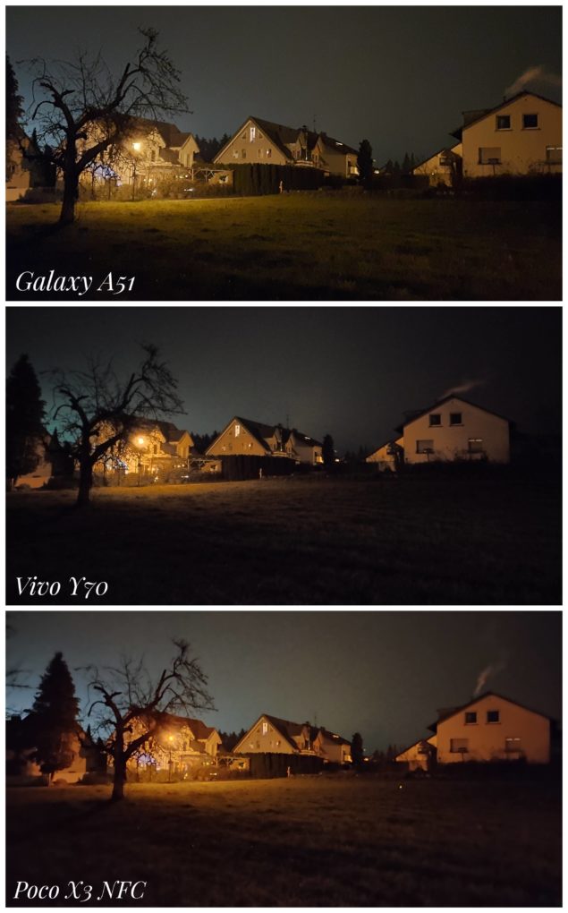 Vivo Y70 camera comparison