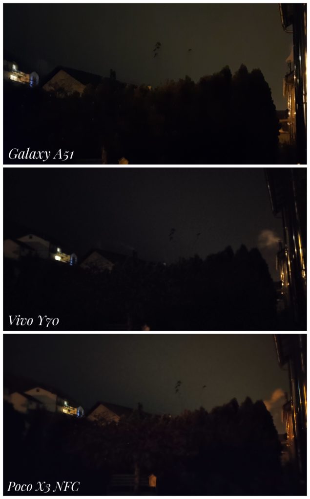 Vivo Y70 camera comparison