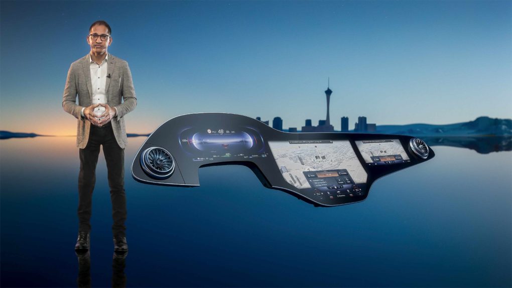 Mercedes-Benz MBUX Hyperscreen CES 2021